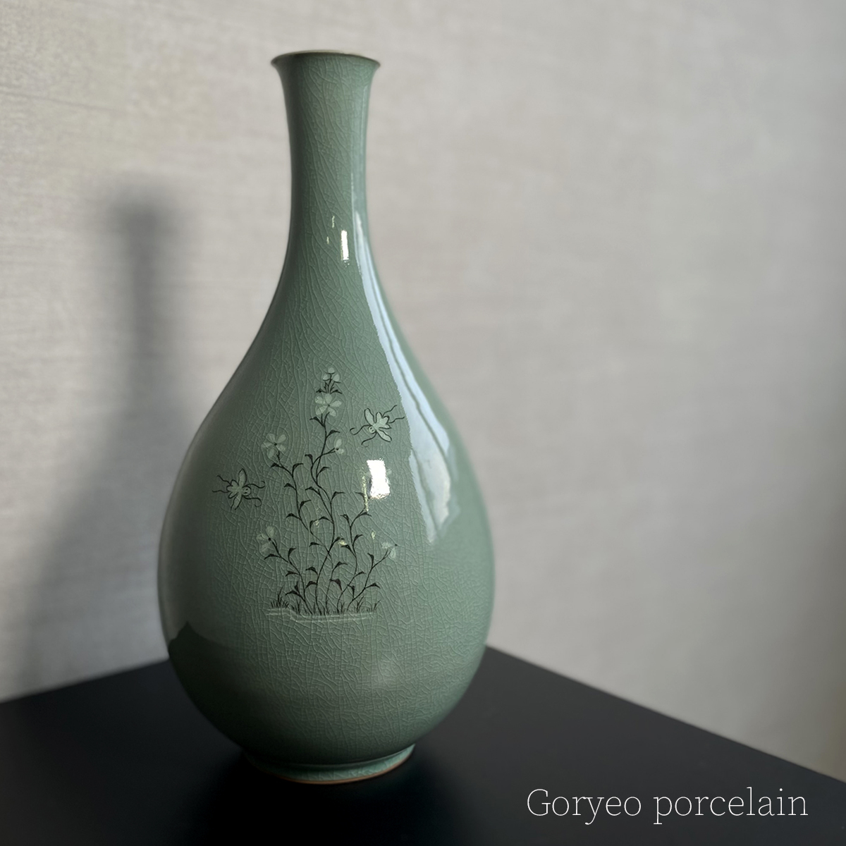 韓国 青磁の花瓶 Amazon.co.jp: 高麗青磁 韓国 直輸入/高麗青磁 瓶子型