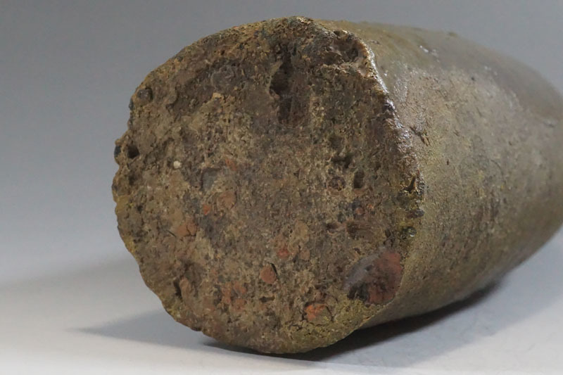 D570◇古琉球 南蛮鬼の腕花入 時代箱付 徳利 古陶磁 南蛮焼 茶道具 華