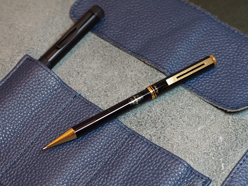 送料無料 美品 昭和レトロ プラチナ万年筆 BelAge 高級シャーペン 0