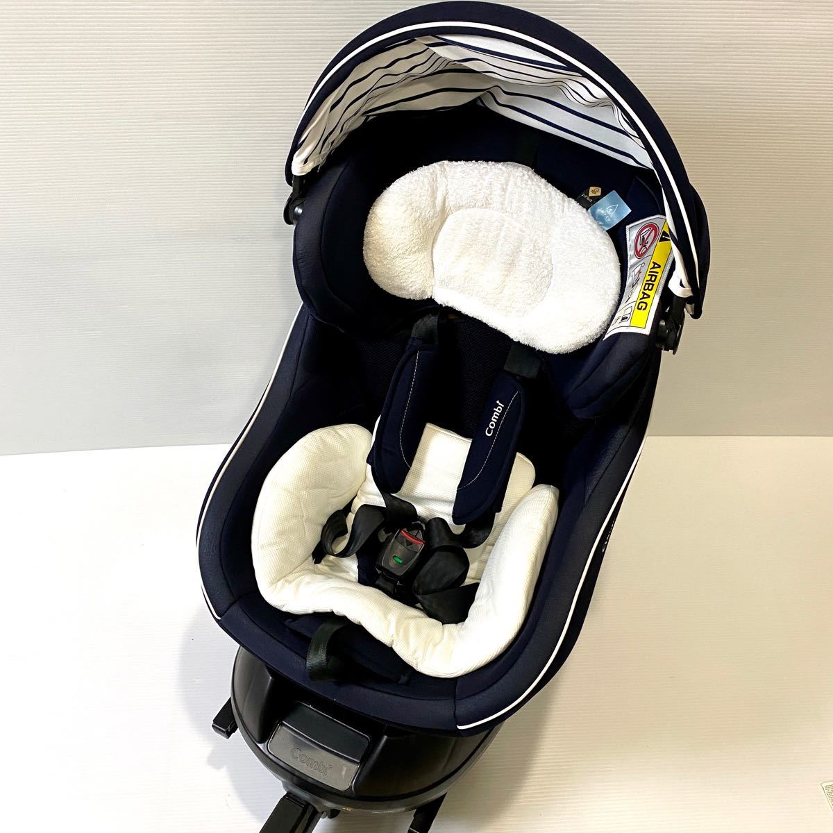 カバー洗濯済みcombiクルムーヴスマートライトisofix 極美品 コンビ