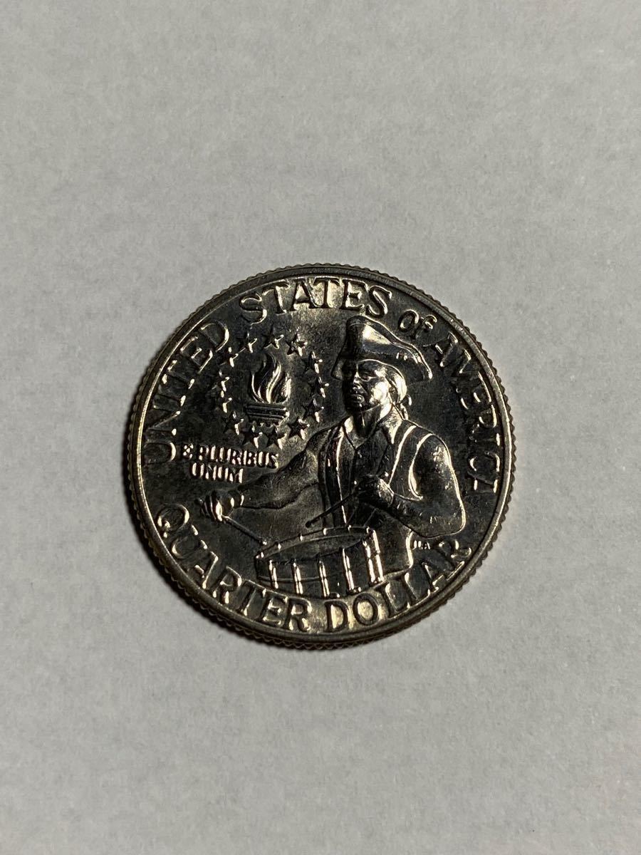 1776-1976年 1983年】アメリカ 25セント 独立200周年 クォーターダラー