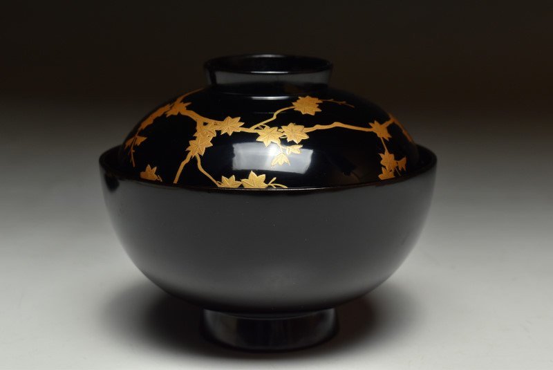 BJ009 高級漆器 時代輪島塗 若松鶴蒔絵 銚子 一対 銀摘 酒道具 懐石道具