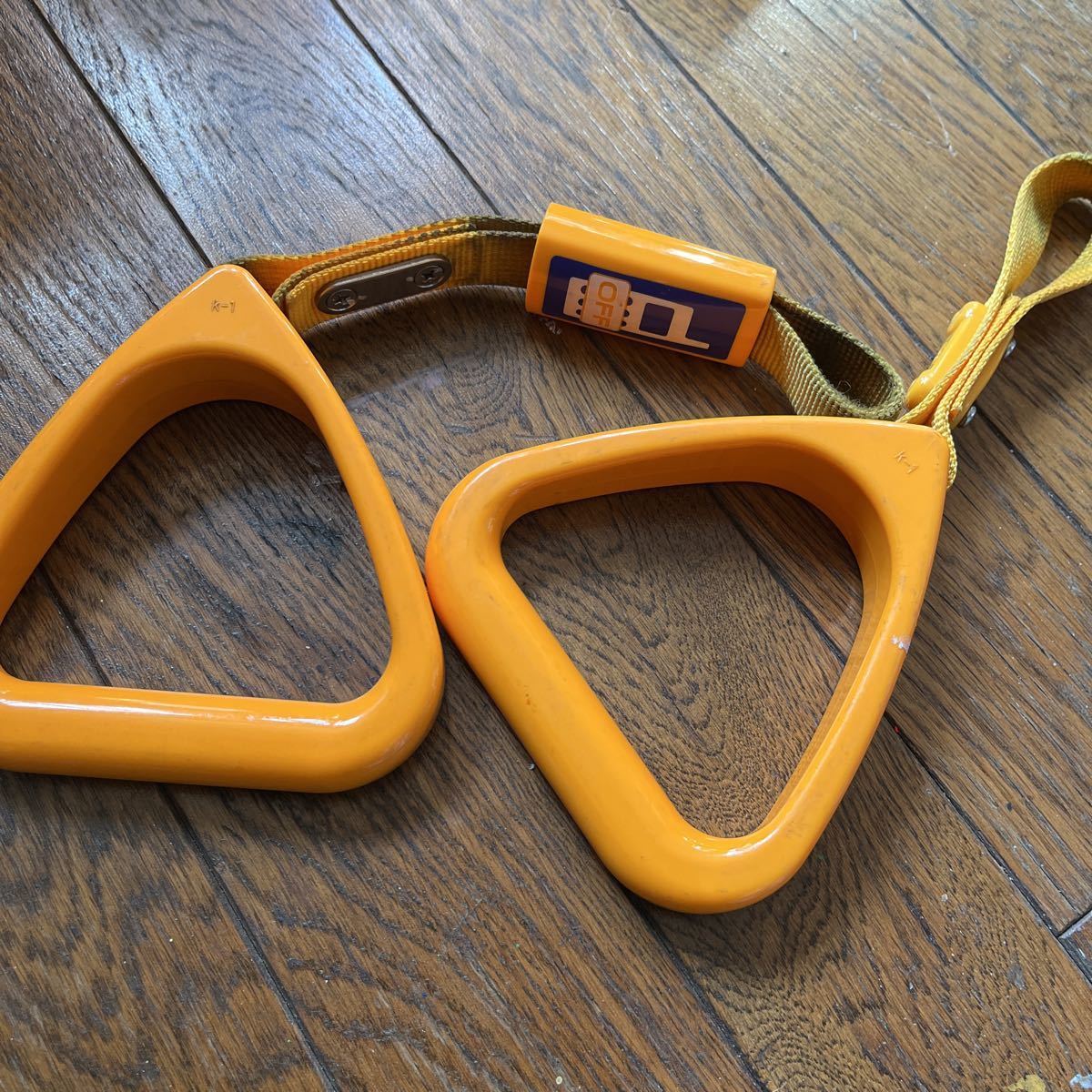 美品！JR東日本 吊り革 2個セット（五角形/グレー）鉄道部品 ミカミ-7