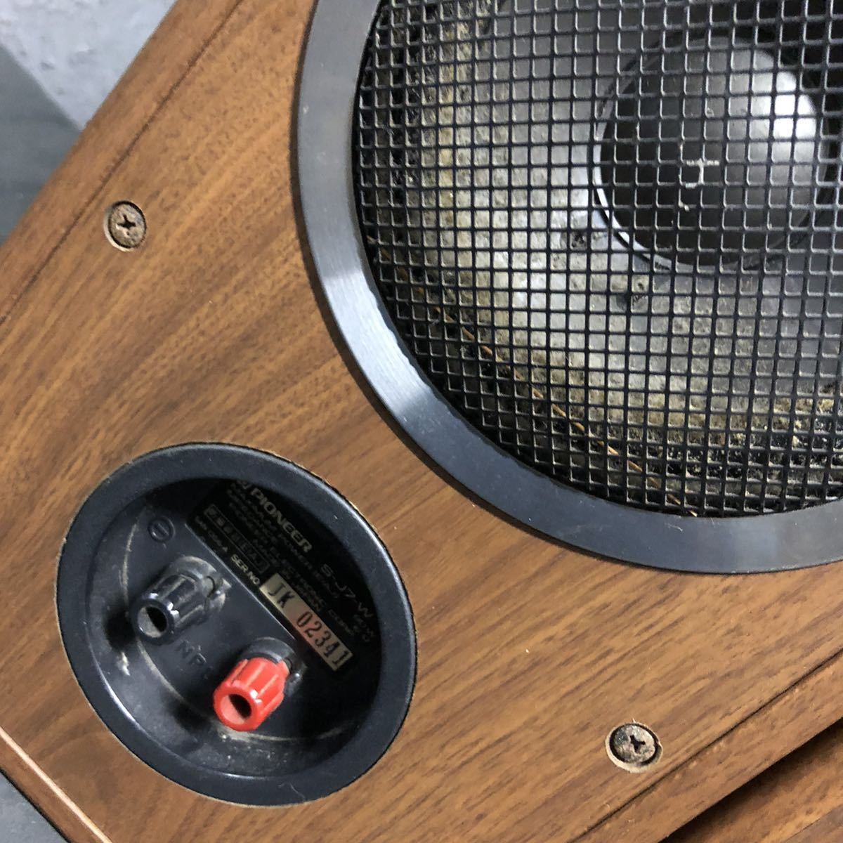 Pioneer スピーカー S-J7 ペア 木目（グレー系） Pioneer スピーカー S