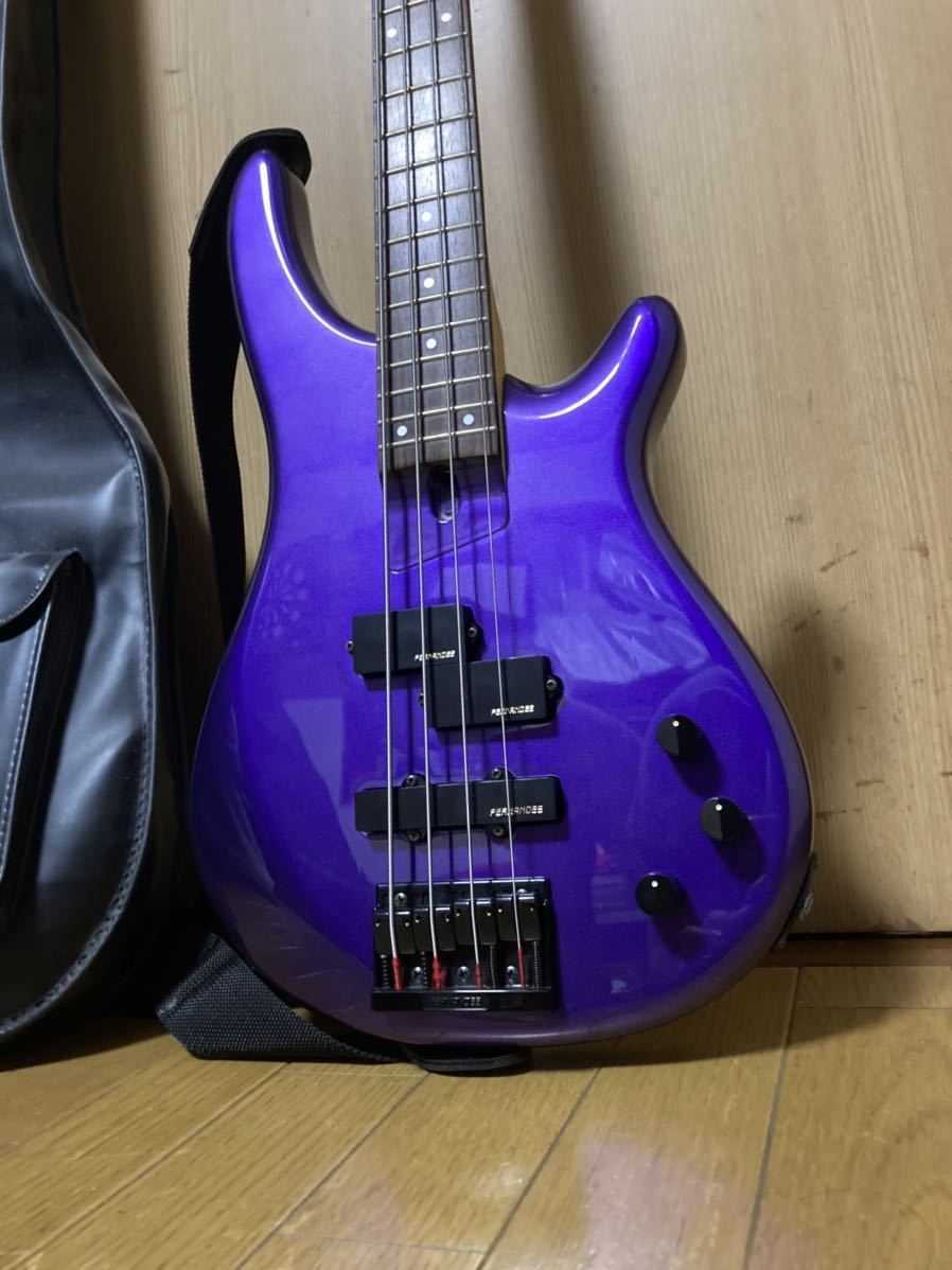 卵かけご飯 ☆FERNANDES FERNANDES ベースギター 紫 フェルナンデス