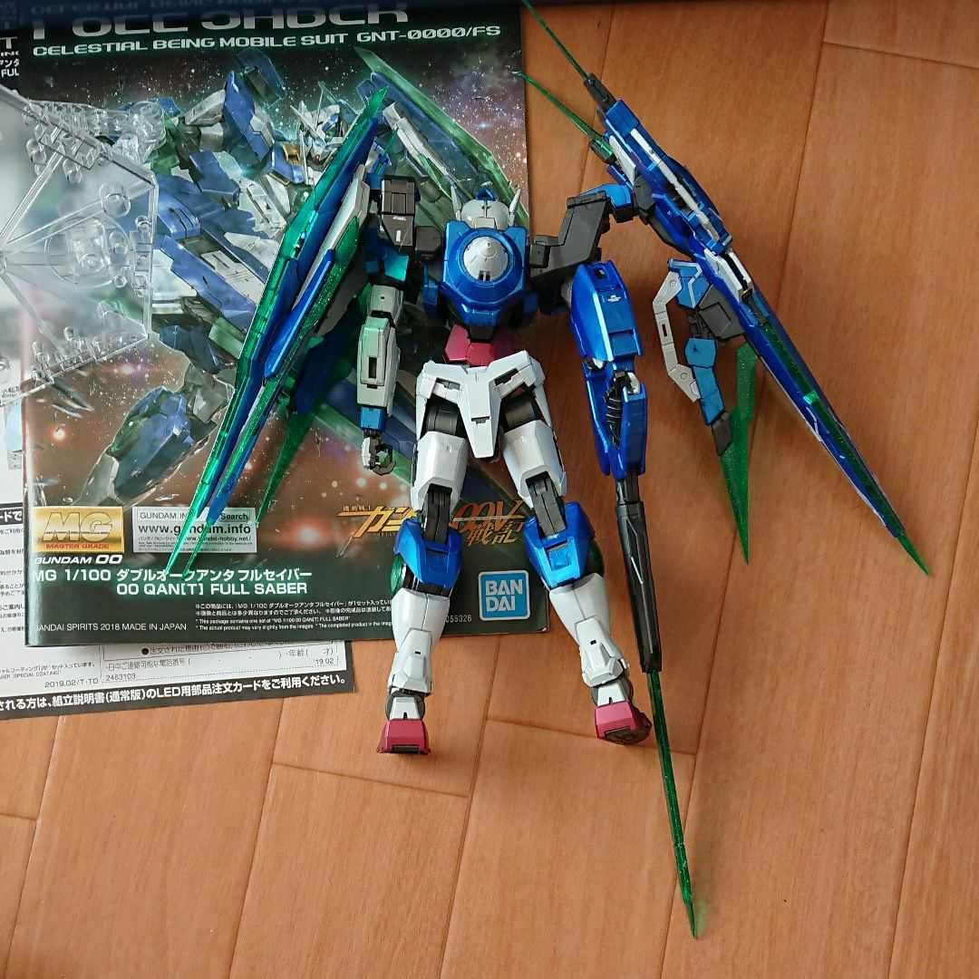 MG ダブルオークアンタフルセイバー スペシャルコーティング 組立済み