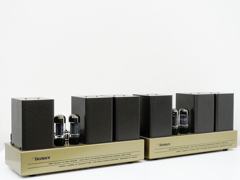 □□UESUGI U・BROS-14 真空管 モノラルパワーアンプペア 上杉研究所