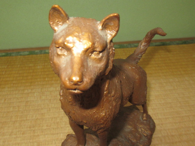 □本物 美品 1960年代作品！ブロンズ像 文化勲章受章作家 彫刻家 中村