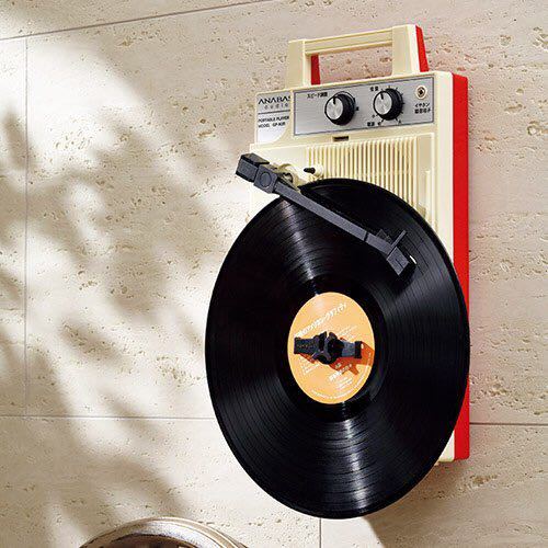 COLUMBIA コロンビアポータブルレコードプレーヤー GP-N3R ポータブル