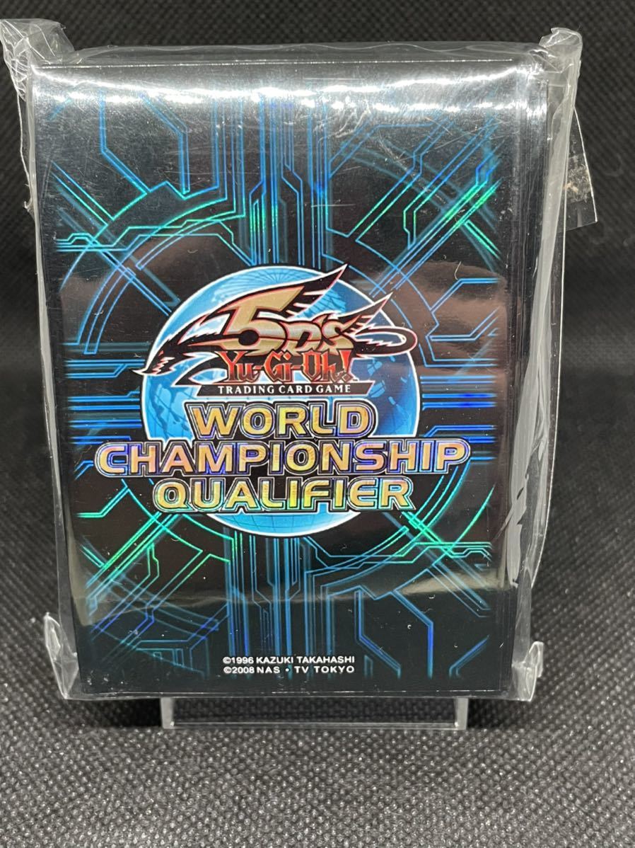 遊戯王 スリーブ WCQ 2010 青 80枚 竜の紋章 5D's