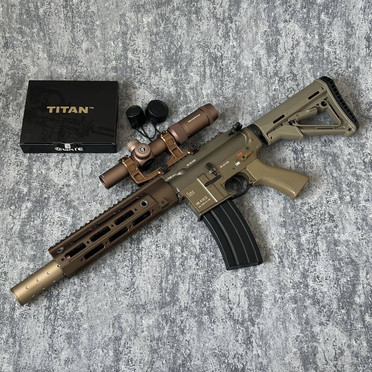 HK 416D トイガン VICTOPTICSスコープ付き