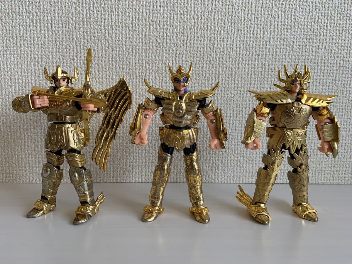 聖闘士星矢 聖闘士聖衣大系 当時もの ゴールドクロス 7種 バンダイ