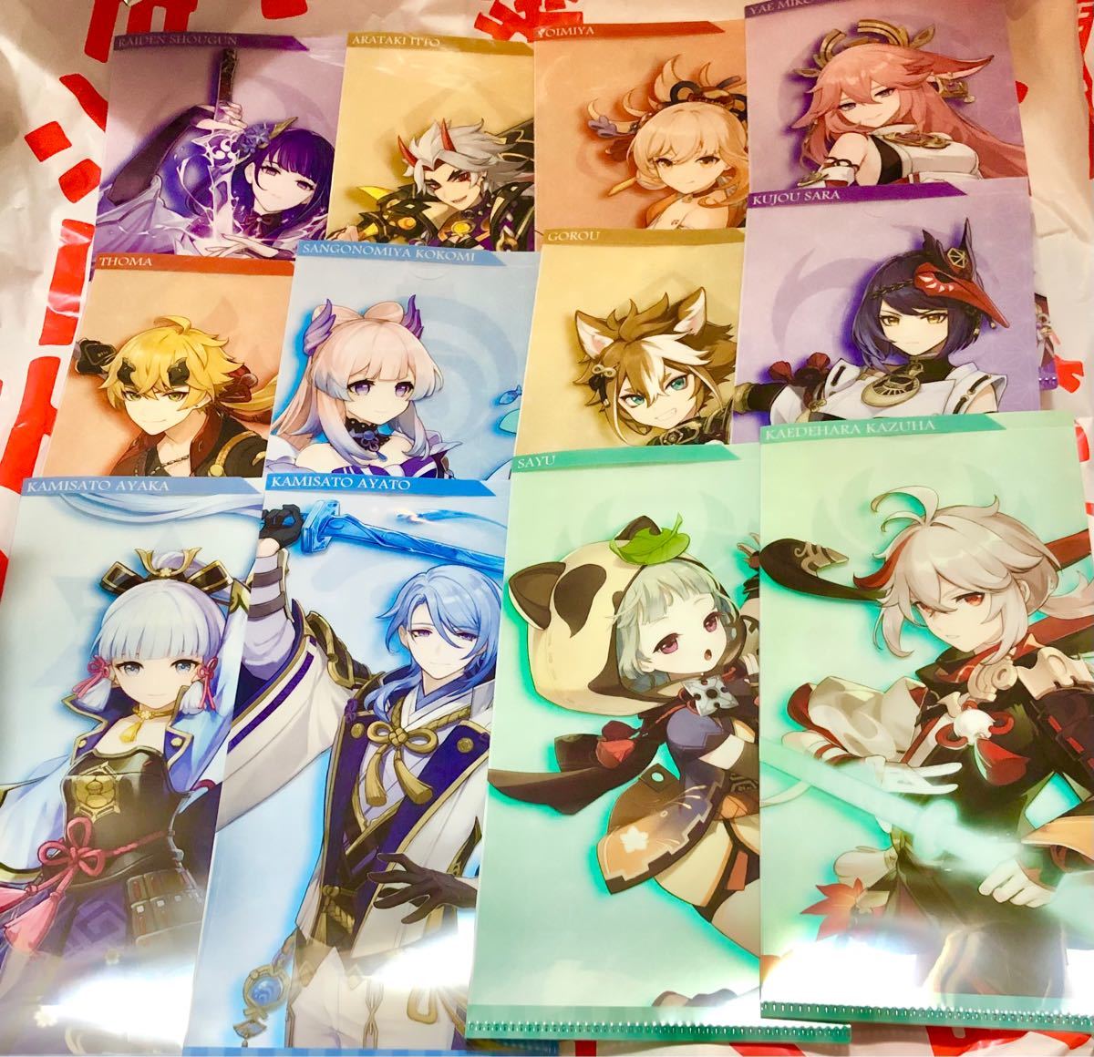 原神 GIGO チケットファイル 21種セット 原神 GIGO チケットファイル