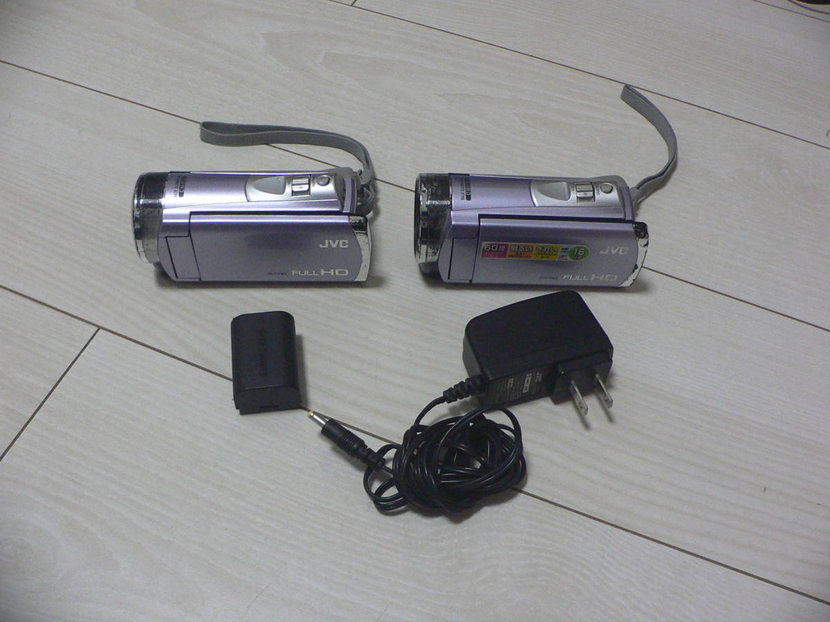 KENWOOD フルHDピデオカメラ バッテリー2個付き バッテリー2個付き