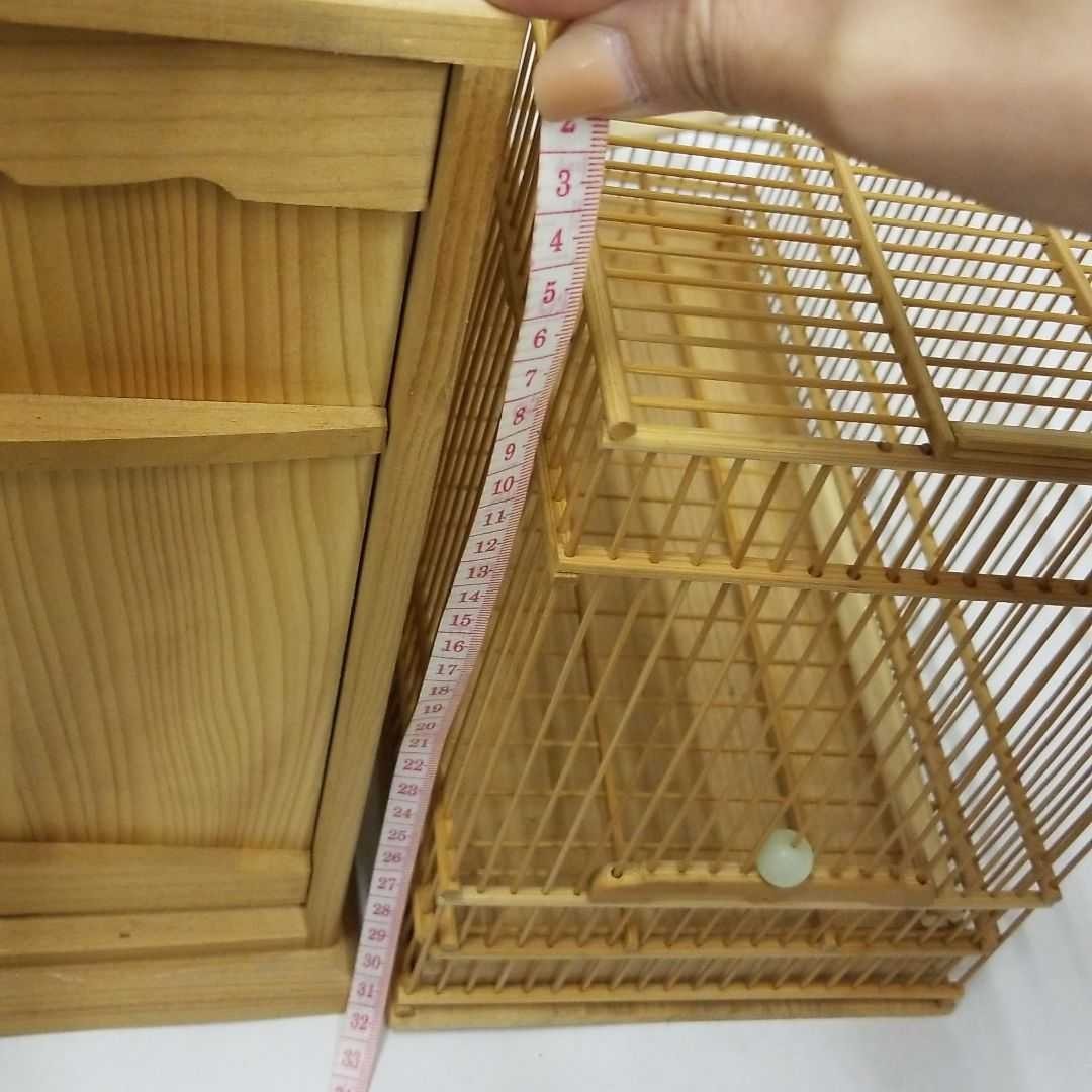 未使用 声桶 寝箱 こおけ 竹籠 セット 鳥かご 野鳥かご｜Yahoo!フリマ