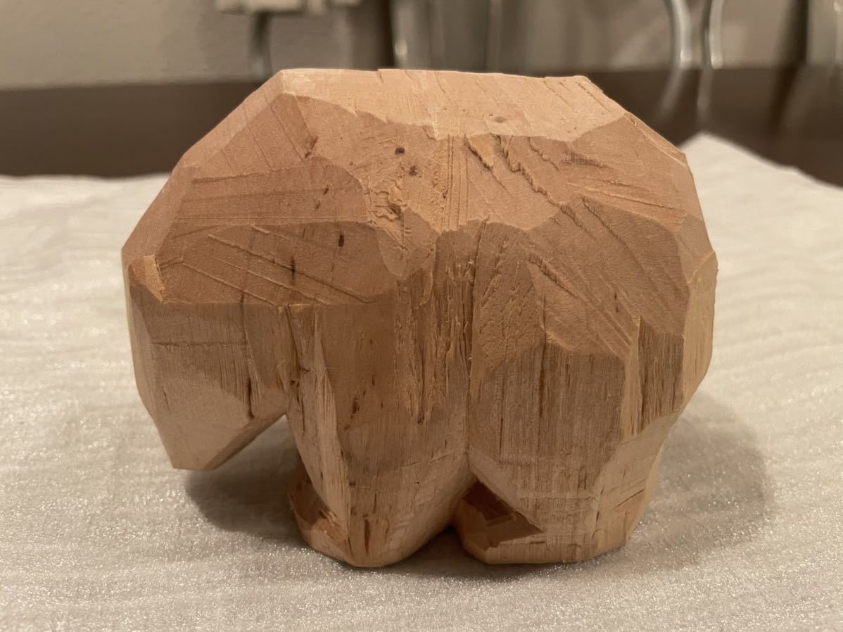 Yahoo!オークション - 高野夕輝 抽象熊 アイロン熊 木彫熊 木彫りグマ