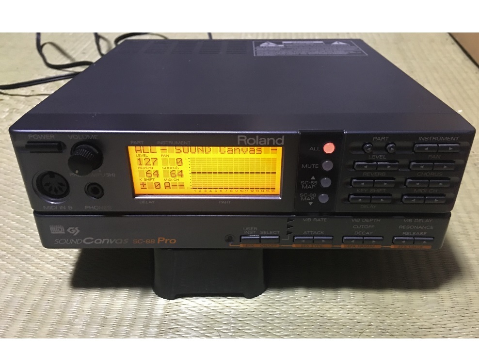 ローランド SC-88ST Pro 音源モジュール 動作品 ROLAND
