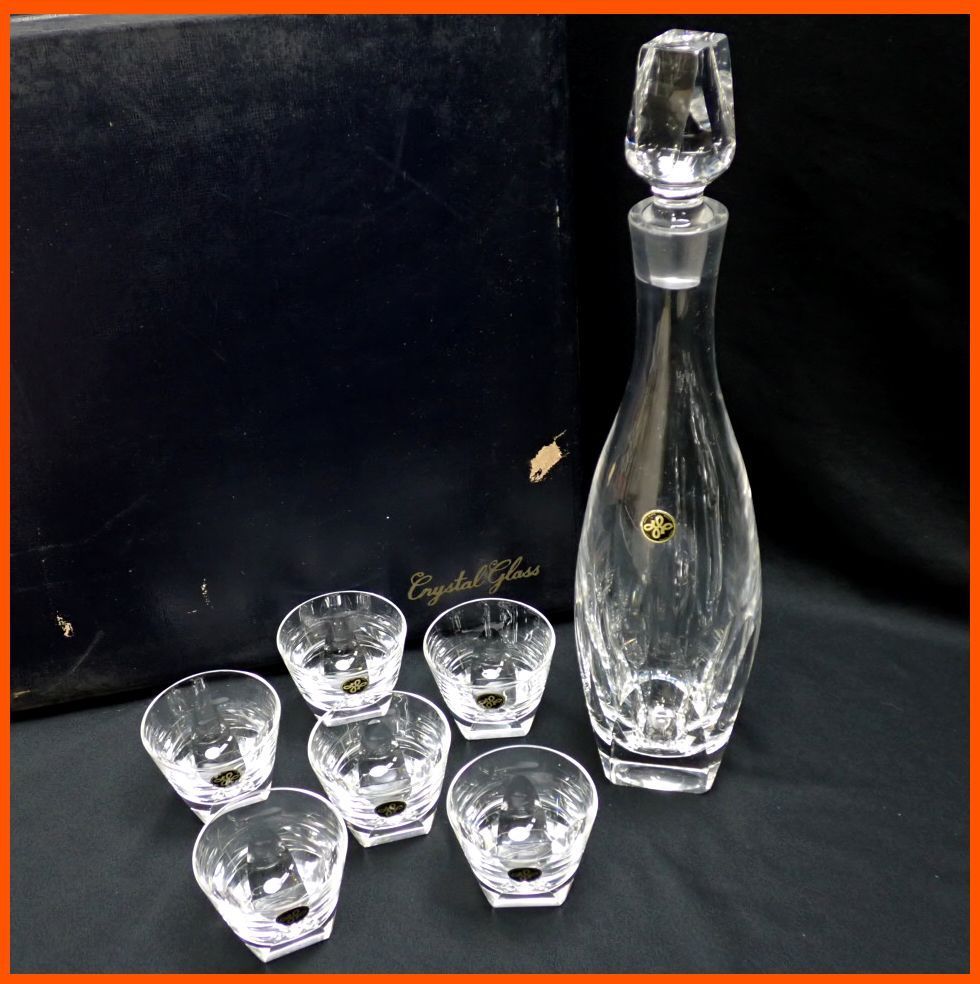 HOYAクリスタル デカンタ＆グラス