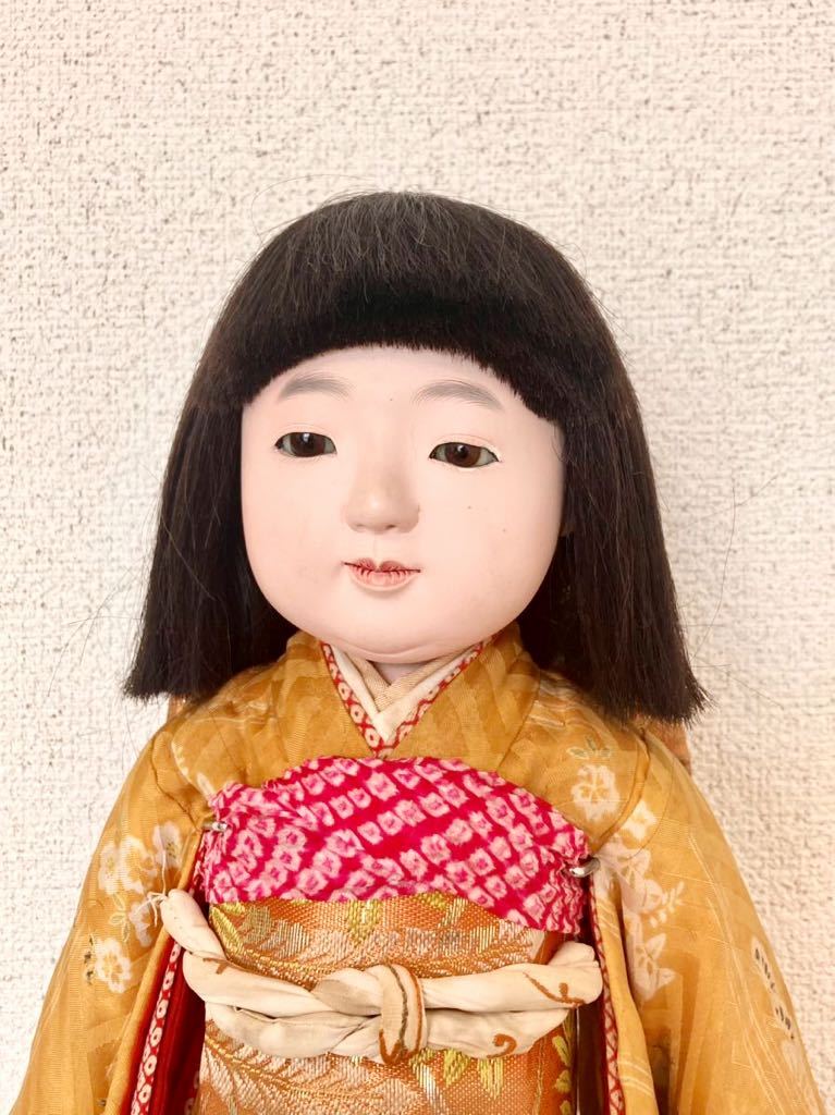 Yahoo!オークション - 市松人形 43㎝ アンティーク 初代東光 大正時代