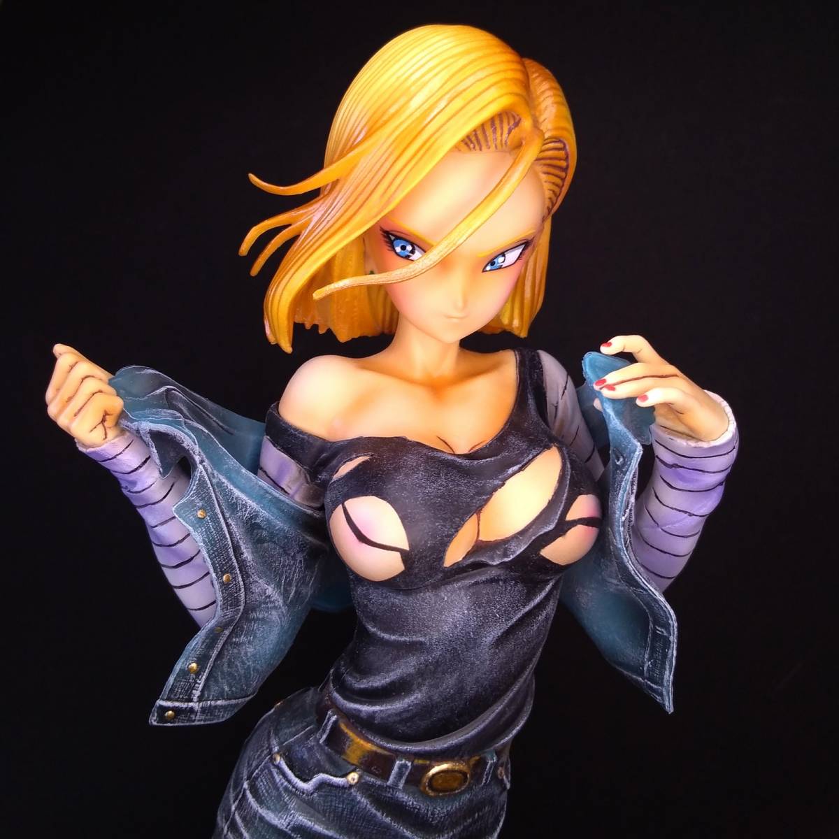 ドラゴンボール 人造人間18号 フィギュア リペイント