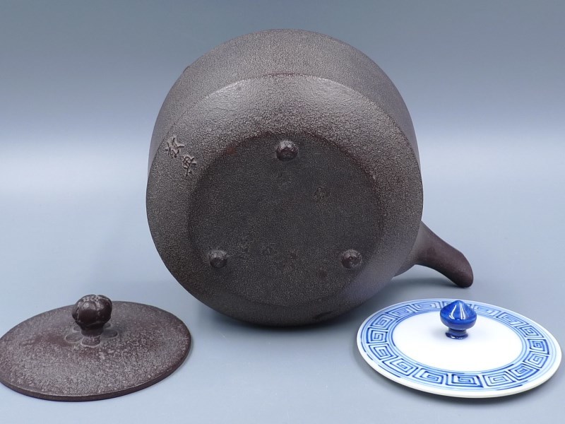 茶道具】高橋敬典作 竹地紋銚子 茶道具】高橋敬典作 竹地紋銚子