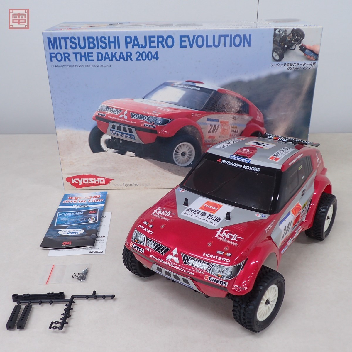 Yahoo!オークション - 組立済 京商 1/10 三菱パジェロ エボリューショ