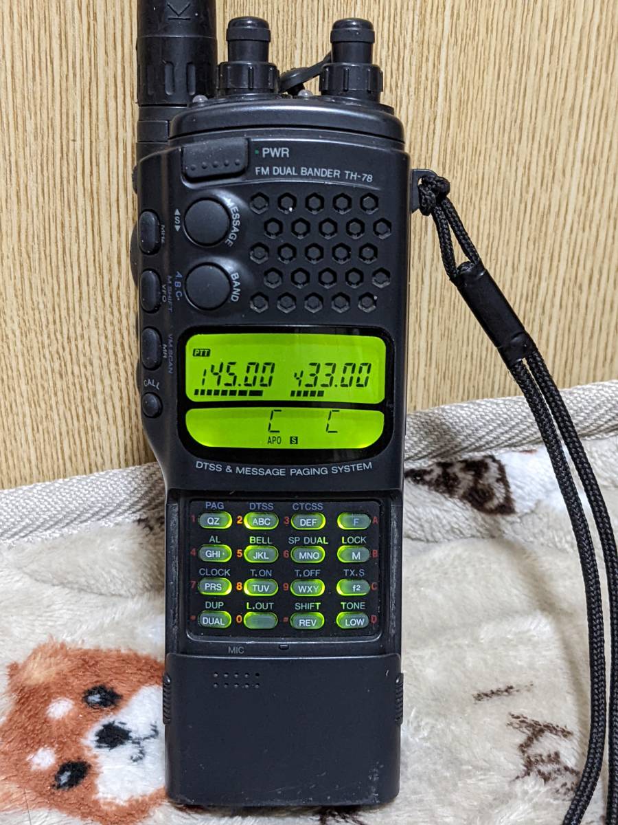 Yahoo!オークション - KENWOOD TH-78 144/430MHz FM DUALBANDER アンテ