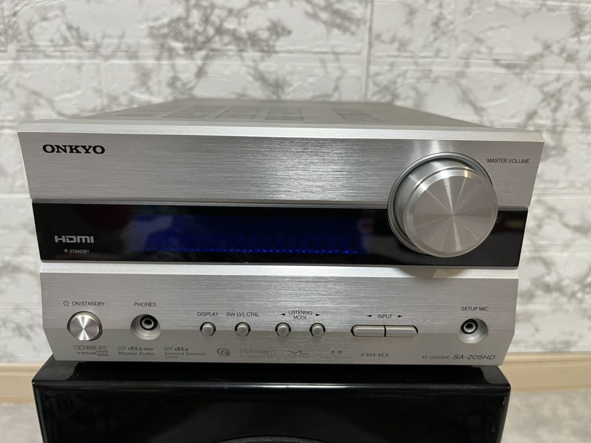 ONKYO 5.1ch対応AVセンター 最大出力30W×5 SA-205HDX(B) /ブラック