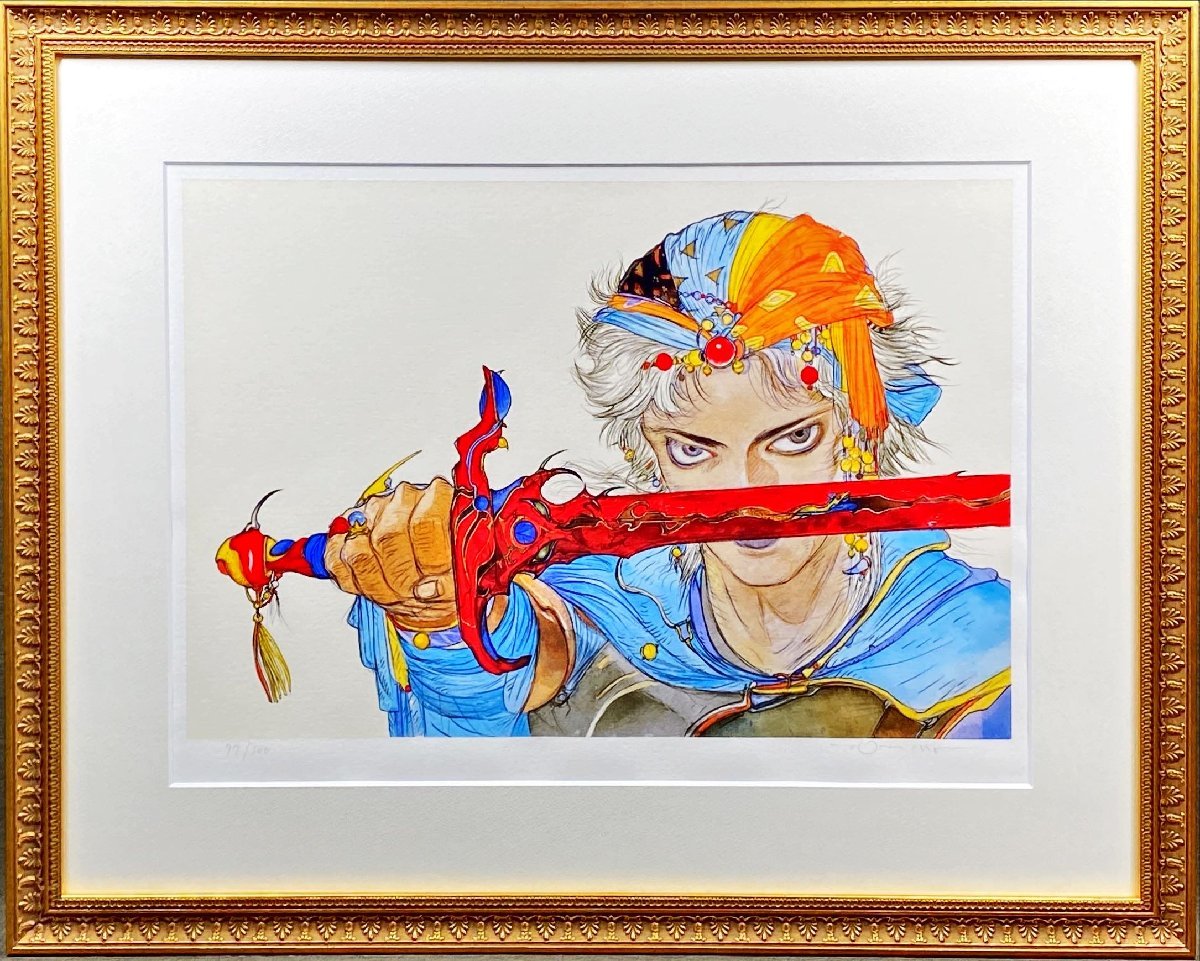 Yahoo!オークション - 天野喜孝 RED SWORD ジクレ 版画作品 人気作家