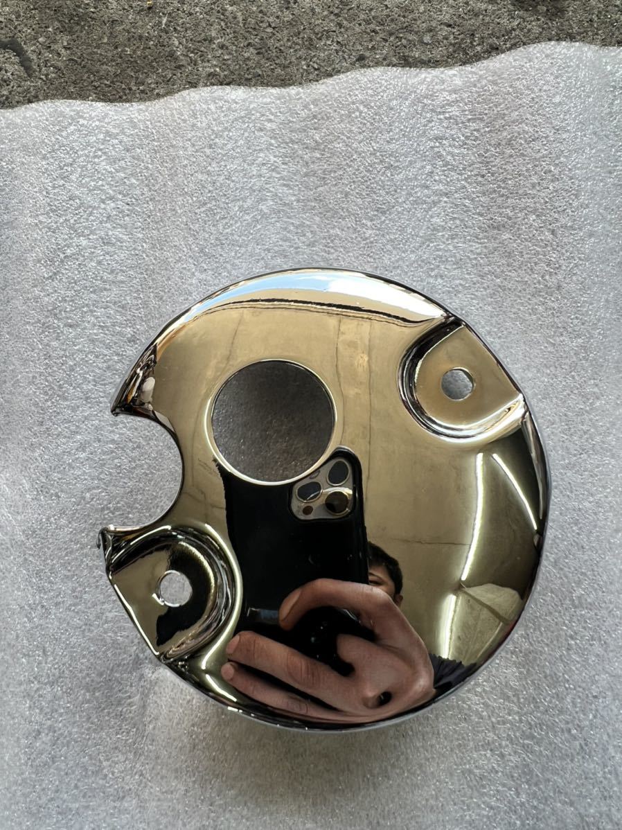 本物 GS400 GS425 GS400L キジマ正規品 メッキメーターカバー 新品