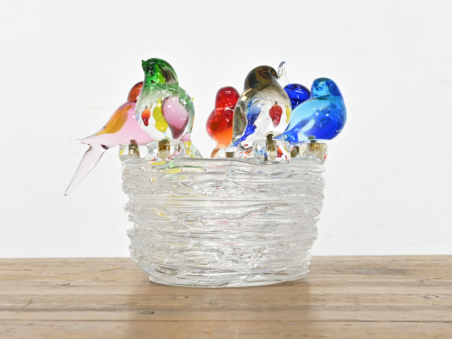 極美品】Zanetti Murano ザネッティ ムラーノガラス 220万 鷲