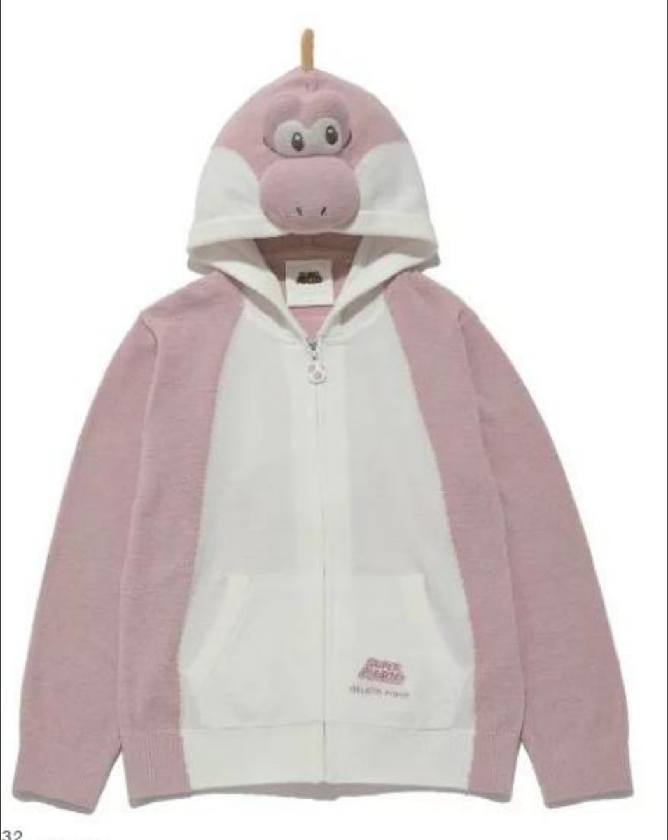 ジェラートピケ スーパーマリオ ヨッシーパーカ&ショートパンツセット