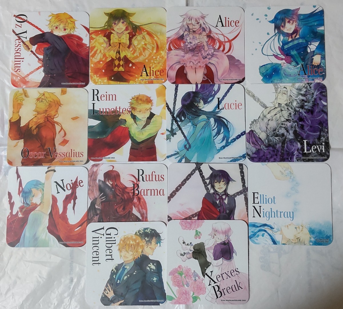 パンヴァニカフェ】 ヴァニタスの手記 特典 コースター 25枚セット