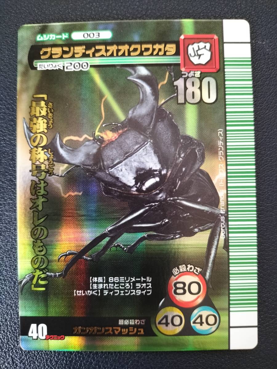甲虫王者 ムシキング グランディスオオクワガタ 超レア｜Yahoo!フリマ