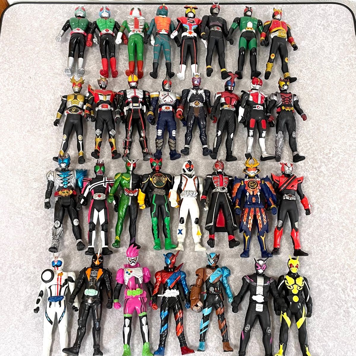 仮面ライダー ソフビ フィギュア 31体 18cm 大量セット売り 昭和～令和