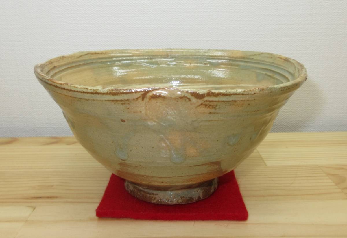 送料込【逢絢亭】茶道具 茶碗 古曽部焼 高槻 古曽部 柿蔕写