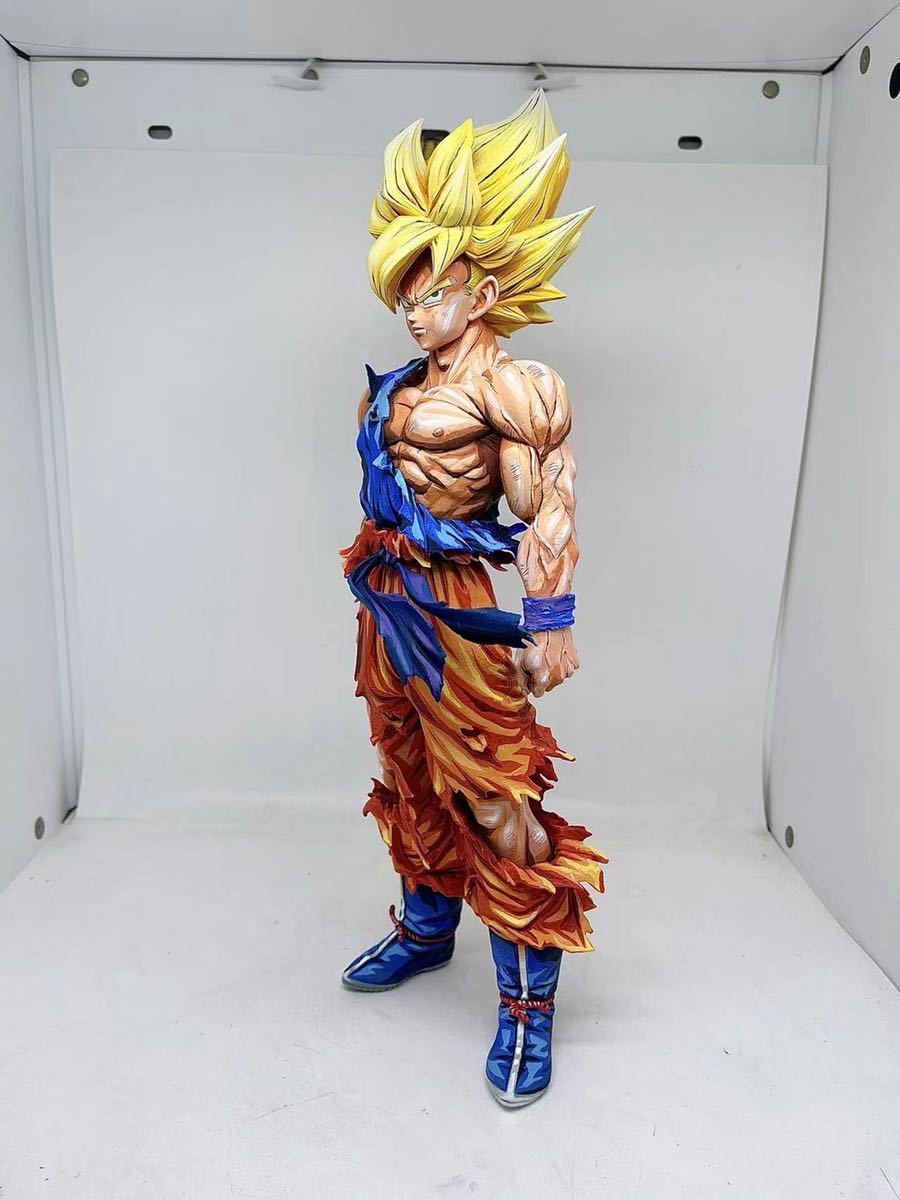 ドラゴンボール 孫悟空 フィギュア リペイント 2次元塗装 SMSP