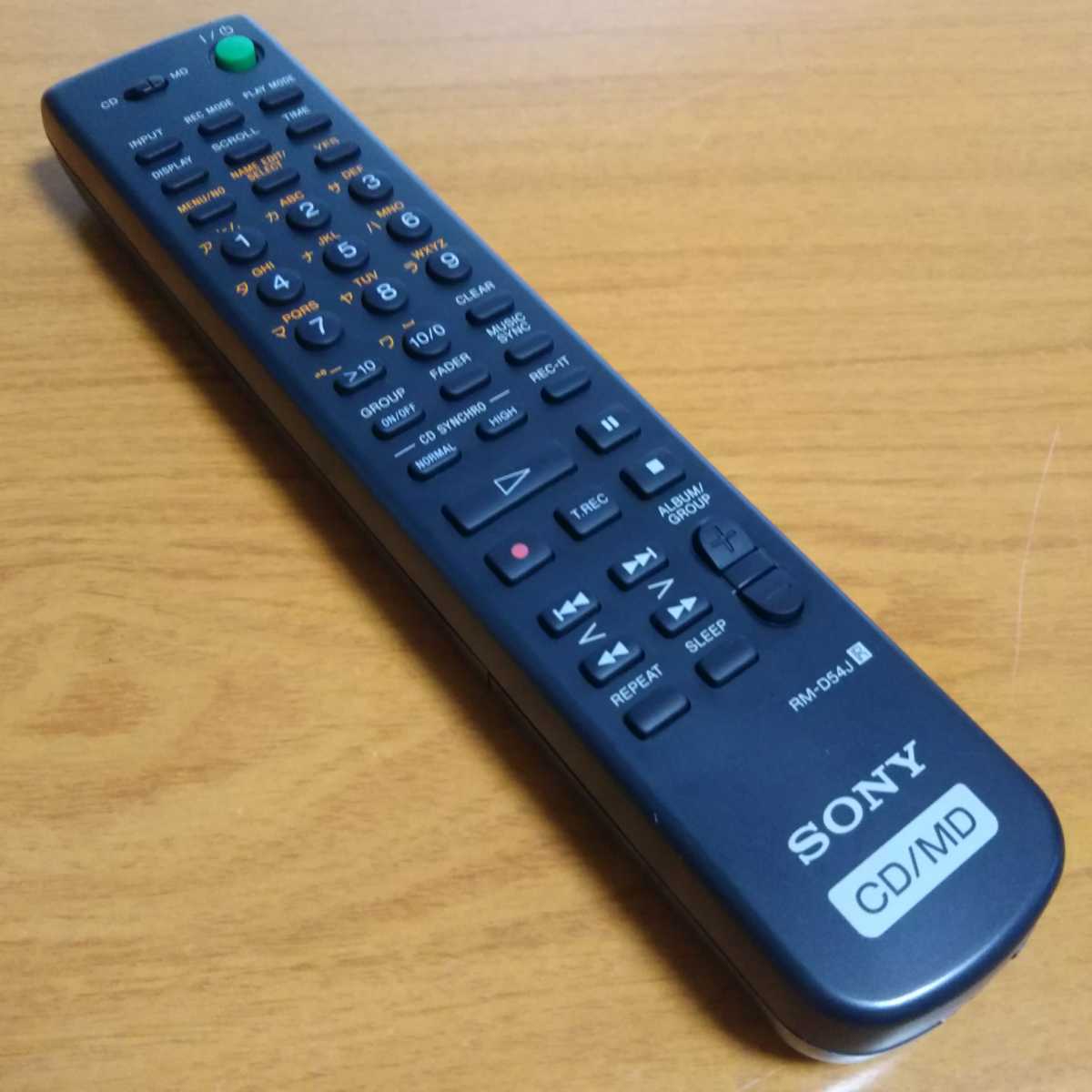 SONY CD/MDデッキ MXD-D400用リモコン RM-D54J｜Yahoo!フリマ（旧