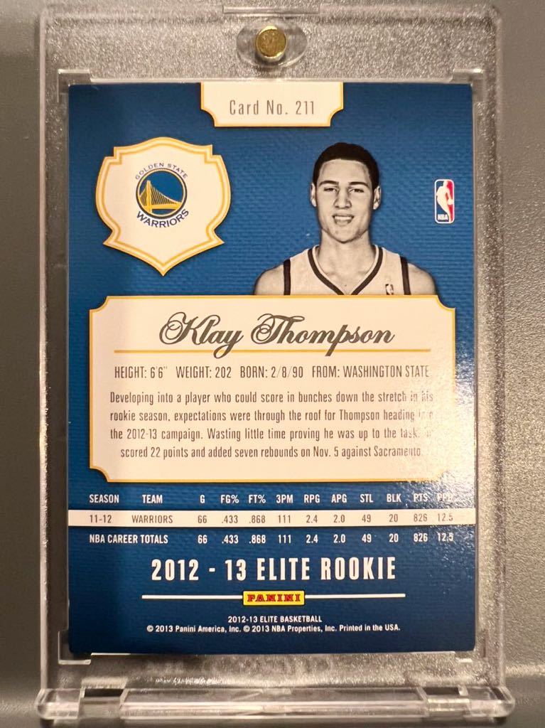 NBA 12/13 タイムレストレジャー RC クレイトンプソン ルーキーオート