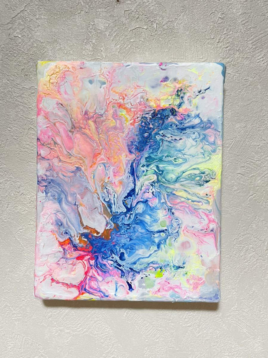 絵画 抽象画 アクリル画 キャンバスRENA F15サイズ 原画 絵 アート