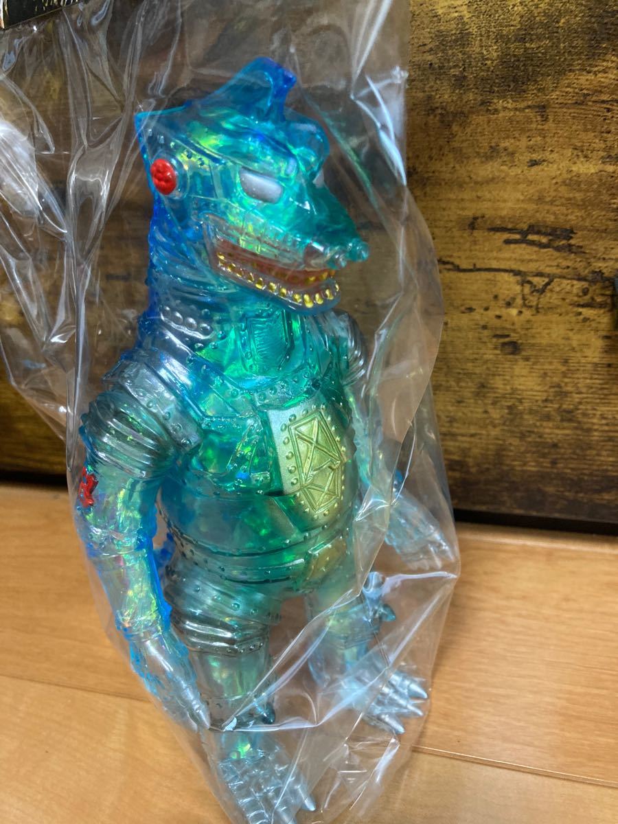 ブルマァク メカゴジラ オーロラカラー ソフビ ゴジラ 美品 袋付き