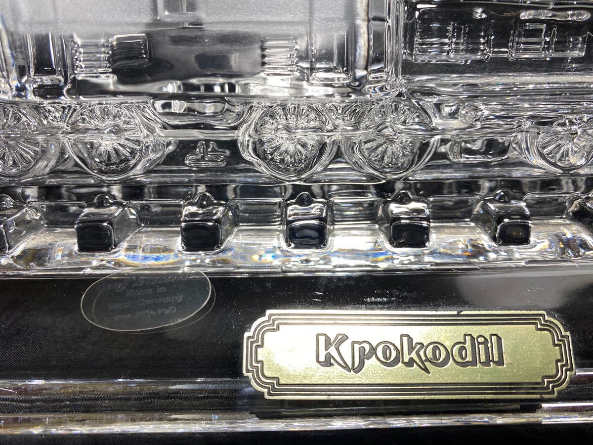 ホフバウアー社 ヴィンテージ フェラーリ ガラス クリスタル 置物