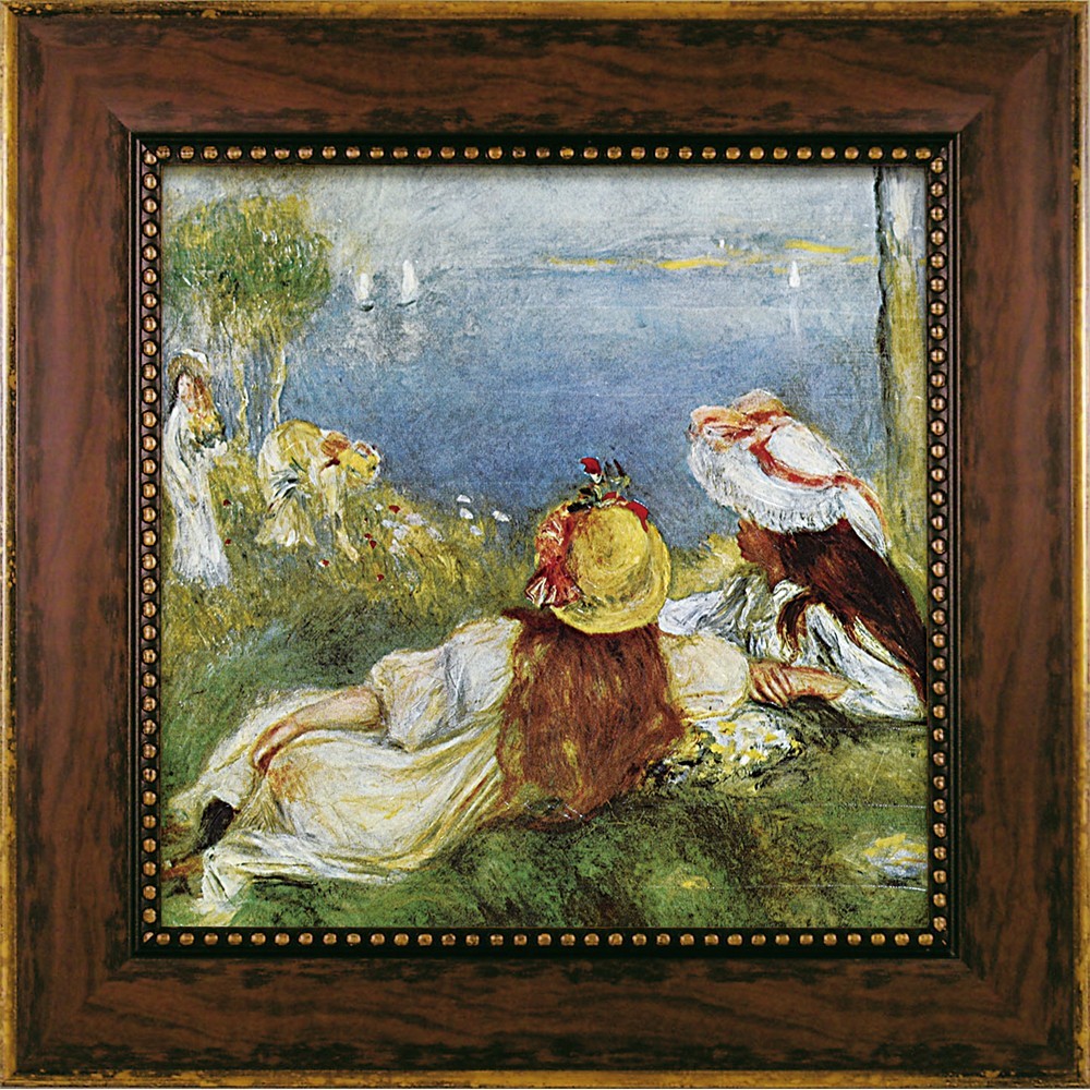 ◇油彩画『斎藤俊雄1907-1970』あねもねF4号 肉筆 師：中村不折◇