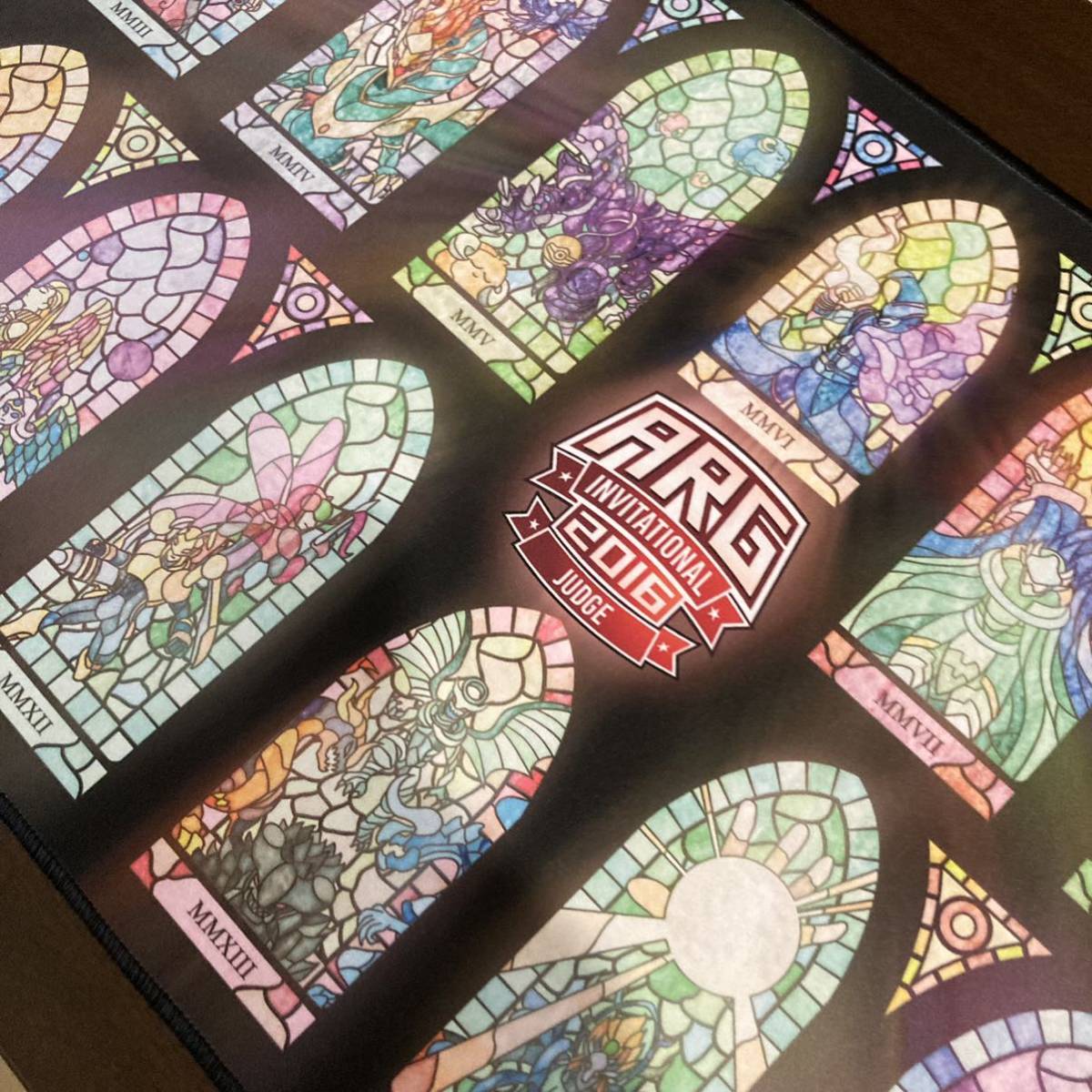 遊戯王 海外 プレイマット ARG2016 ステンドグラス 遊戯王 海外 プレイ