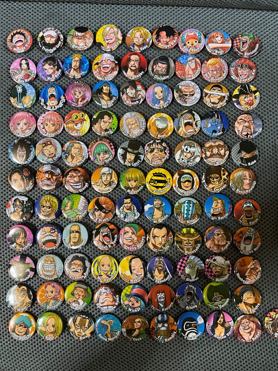 ナツコミ缶バッジ ONE PIECE ナツコミ 缶バッジ 102種 コンプ｜Yahoo
