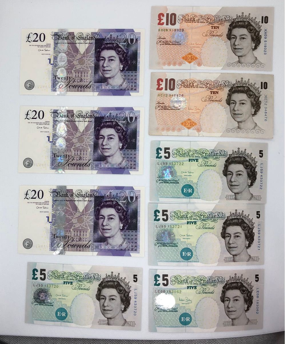 イギリスポンド 紙幣 100ポンド分｜Yahoo!フリマ（旧PayPayフリマ）