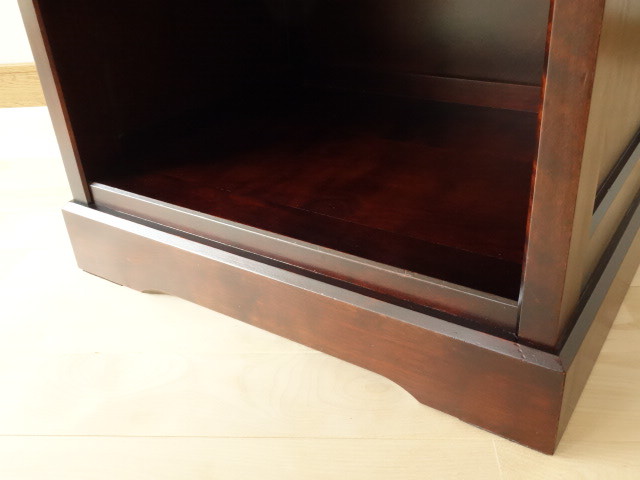 北海道民芸家具 ナイトテーブル サイドテーブル 再塗装済 USED