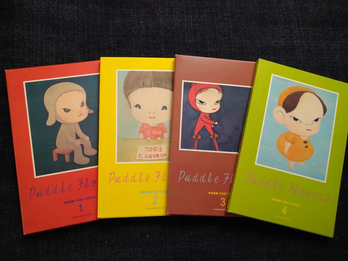 奈良美智『Puddle Flowers』ポストカード 4冊セット｜Yahoo!フリマ