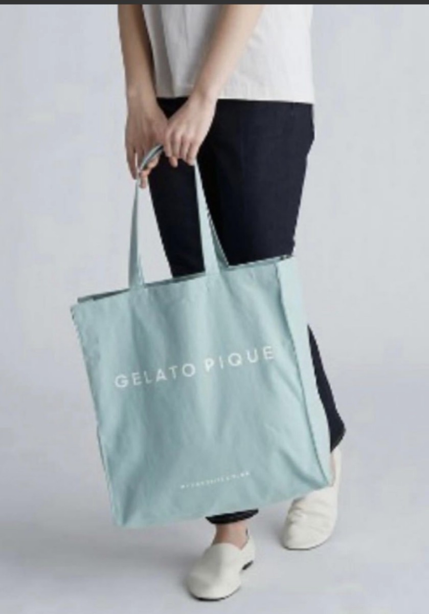 ジェラートピケ ホビートートバッグ ミントグリーン｜Yahoo!フリマ（旧