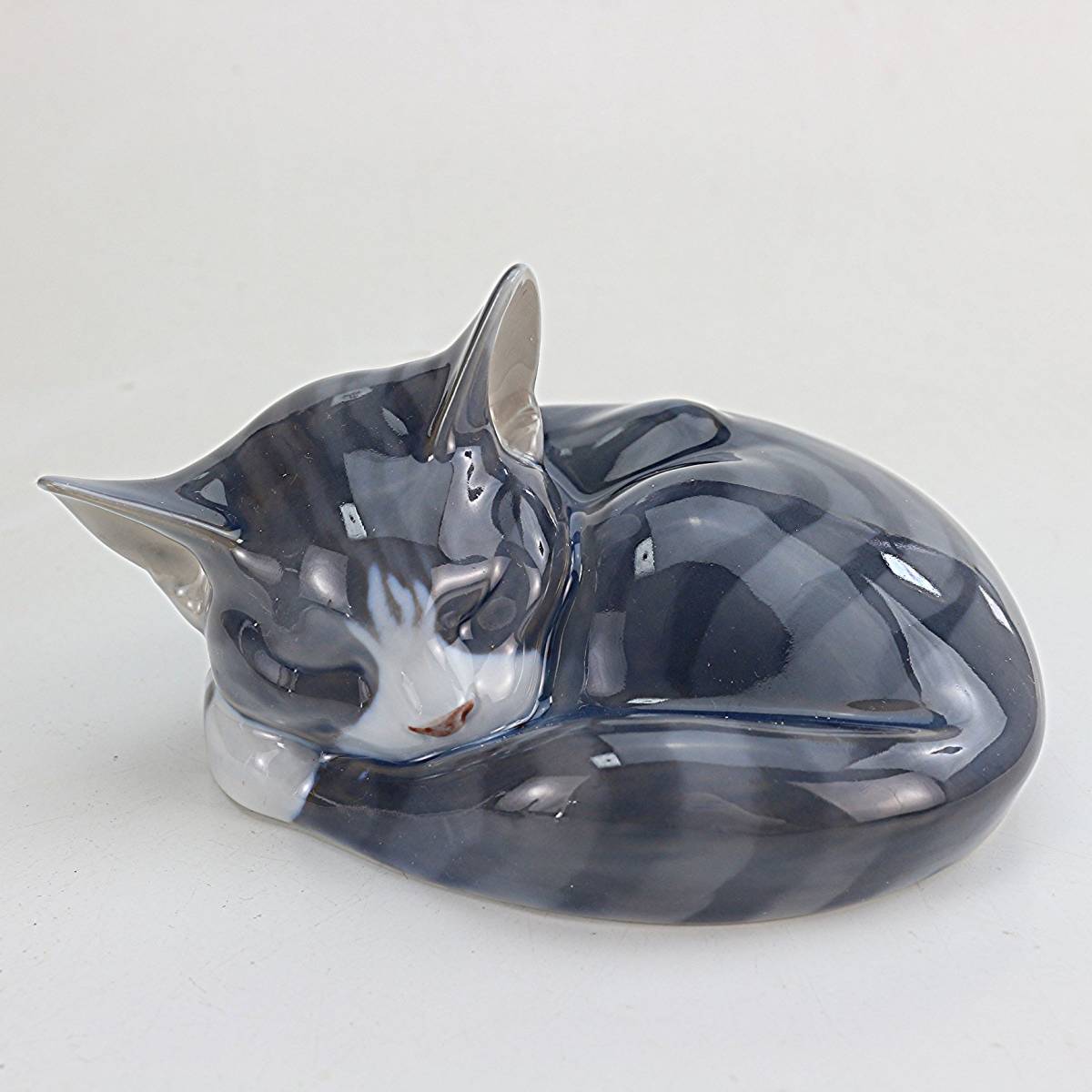 ロイヤルコペンハーゲン フィギュリン 眠り猫 置き物 北欧雑貨
